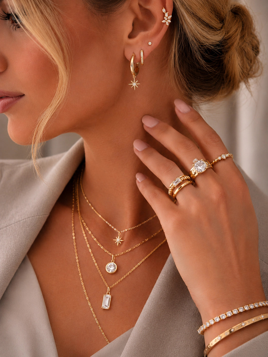 Daily wear jewellery styled for effortless everyday looks by Zyvira.
