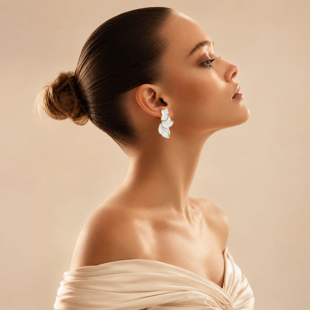 Turkish-inspired statement earrings jewellery lookbook by Zyvira.