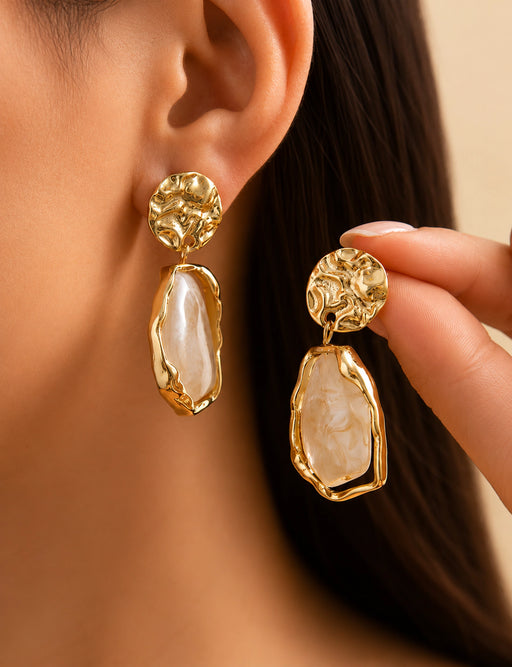 Korean-inspired earrings for women contemporary fashion jewellery by Zyvira.