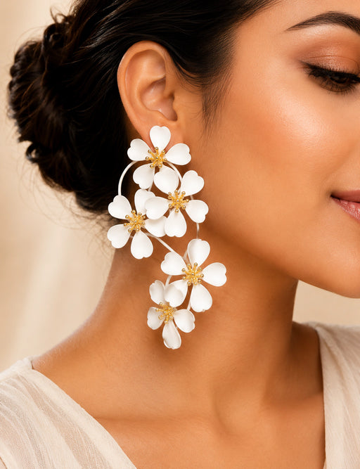 Turkish-inspired earrings for women artistic statement jewellery by Zyvira.