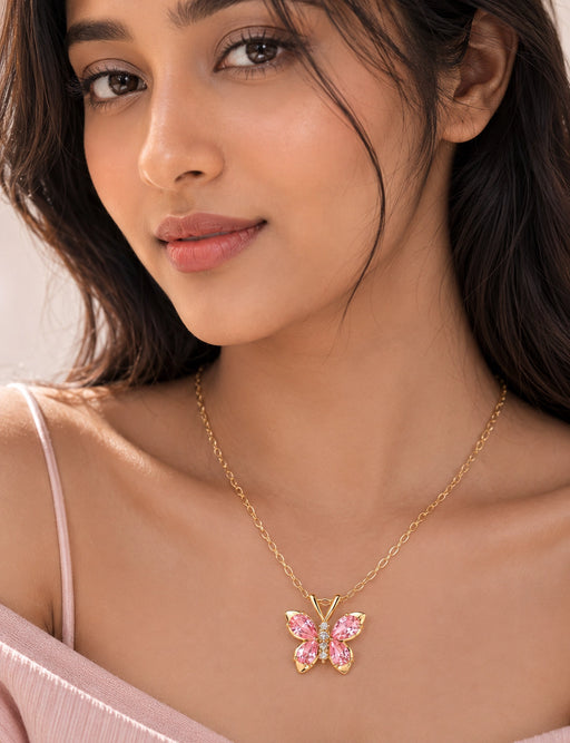Korean-inspired necklaces for women contemporary fashion jewellery by Zyvira.
