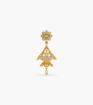 Gemstone jhumkas