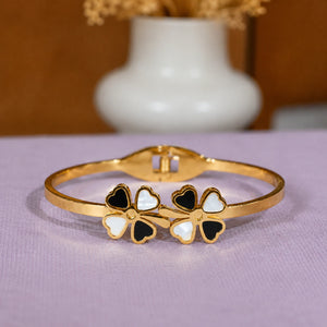 Alternate detail view of the black clover crystal kada