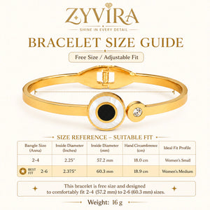 Open structure view of the gold black-centre halo kada