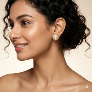 Size guide showing the proportions of the mix-and-match earring set
