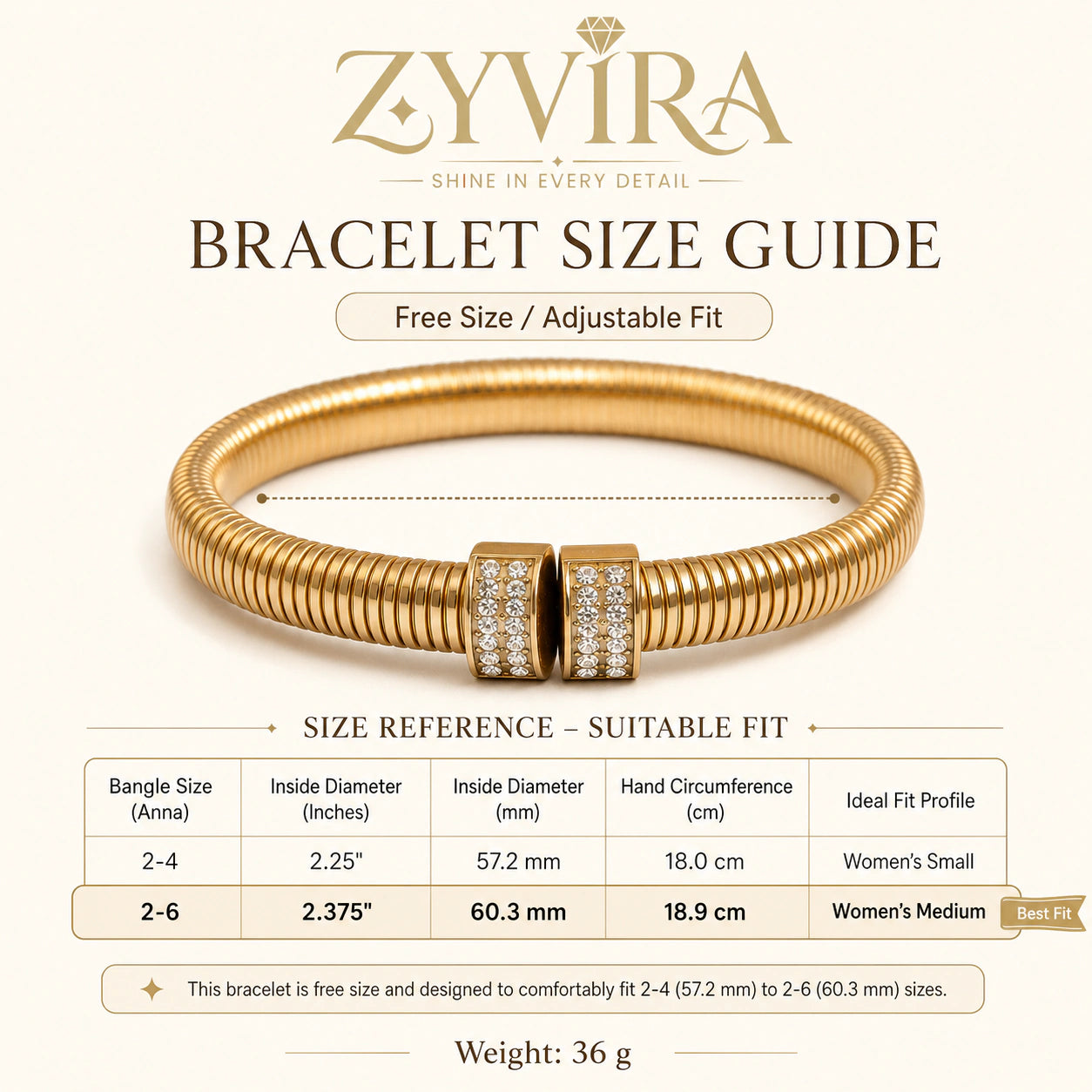 Open structure view of the gold ribbed coil cuff