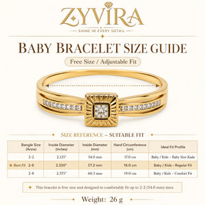 Open structure view of the gold sunburst rigid bracelet