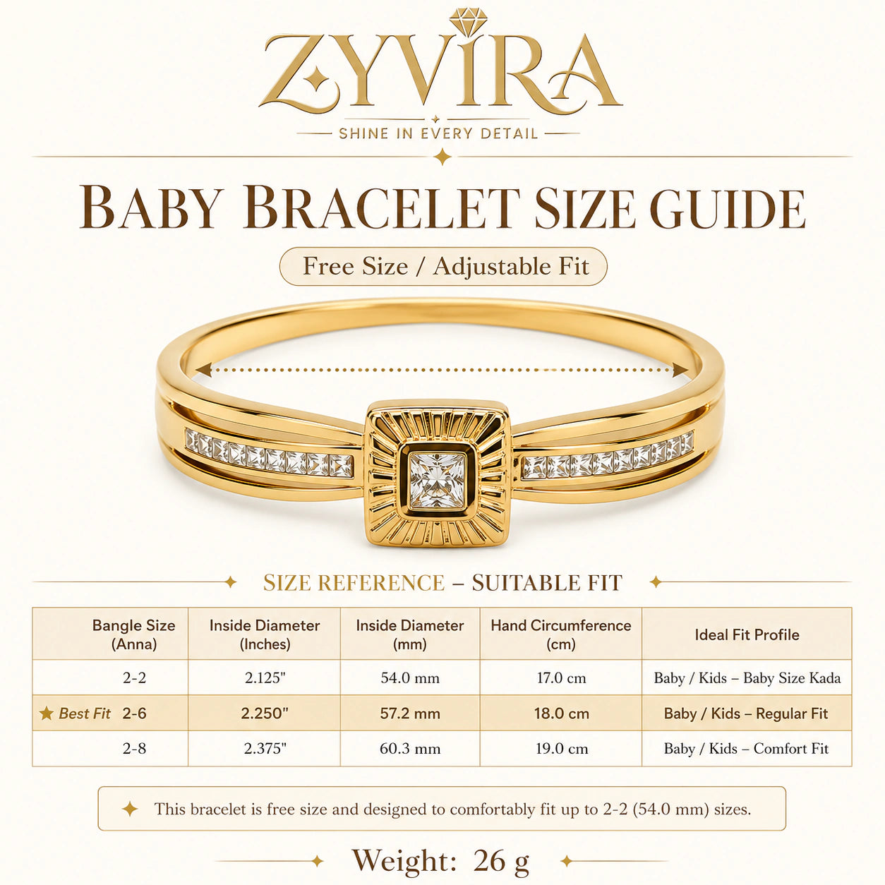 Open structure view of the gold sunburst rigid bracelet