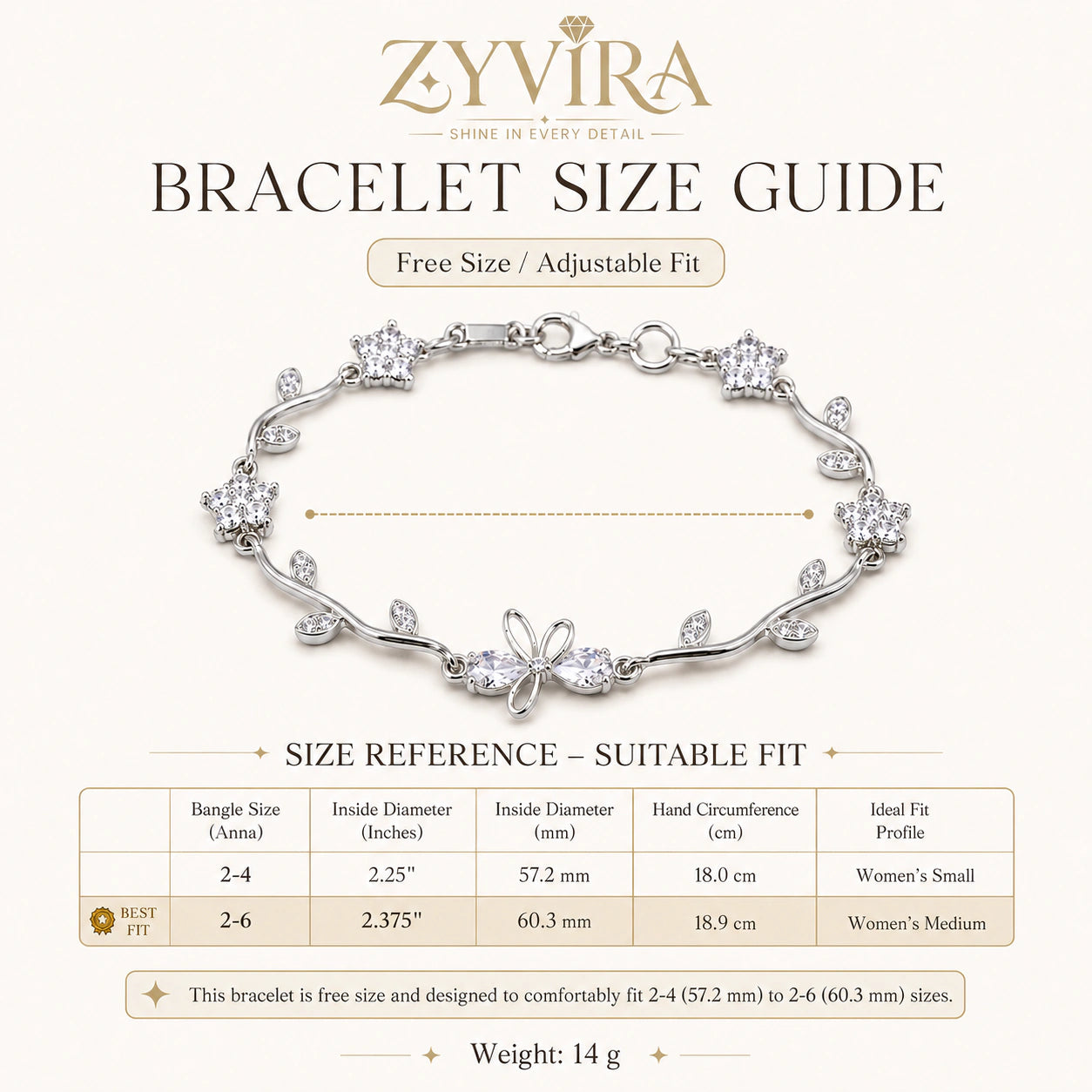 Gold tulip-vine bracelet styled in an elegant jewellery flat lay