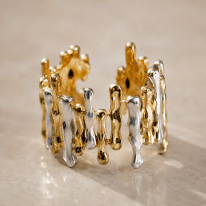 Alternate product view of the two-tone molten drip ring